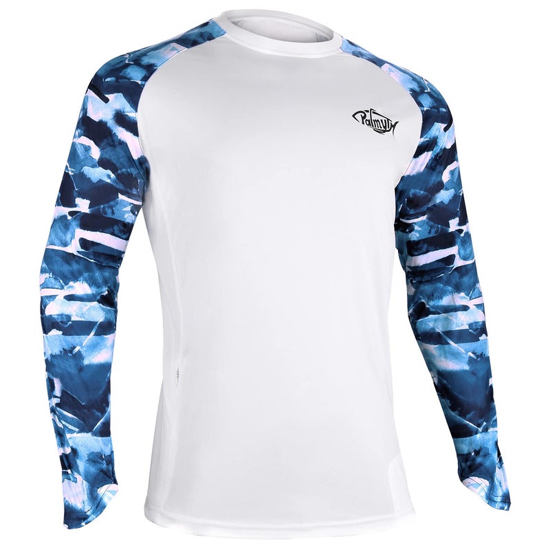 Palmyth Fishing Shirt for Men Long Sleeve Sun Protection UV UPF 50+ T-Shirts with Pocket (Wahoo and Rudder, XXX-Large) - Image 3